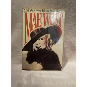 Mae West A Biography By George Eells Hardcover First Edition HCDJ Vintage